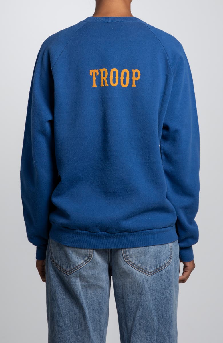 Elwood Vintage Troop Crewneck Sweatshirt, Alternate, color,