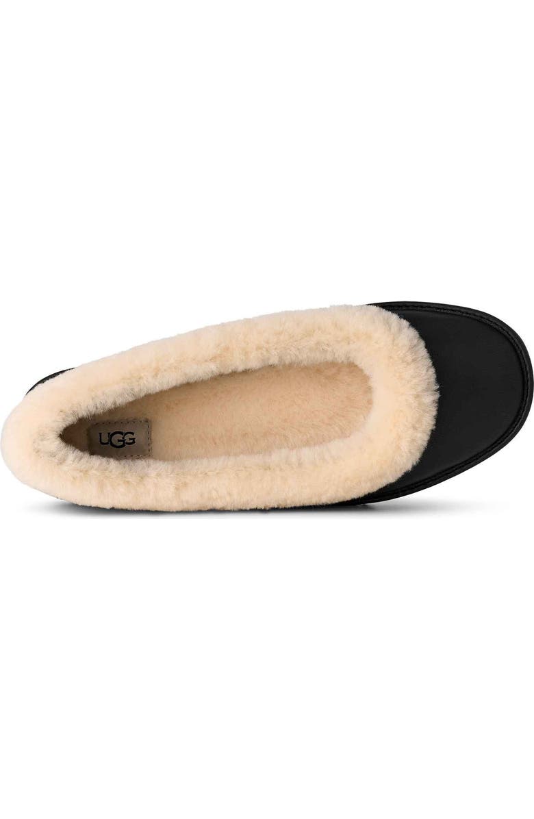 UGG<sup>®</sup> Zora Genuine Shearling Trim Ballet Flat, Alternate, color,