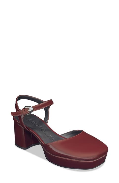 Senna Ankle Strap Platform Pump (Women)