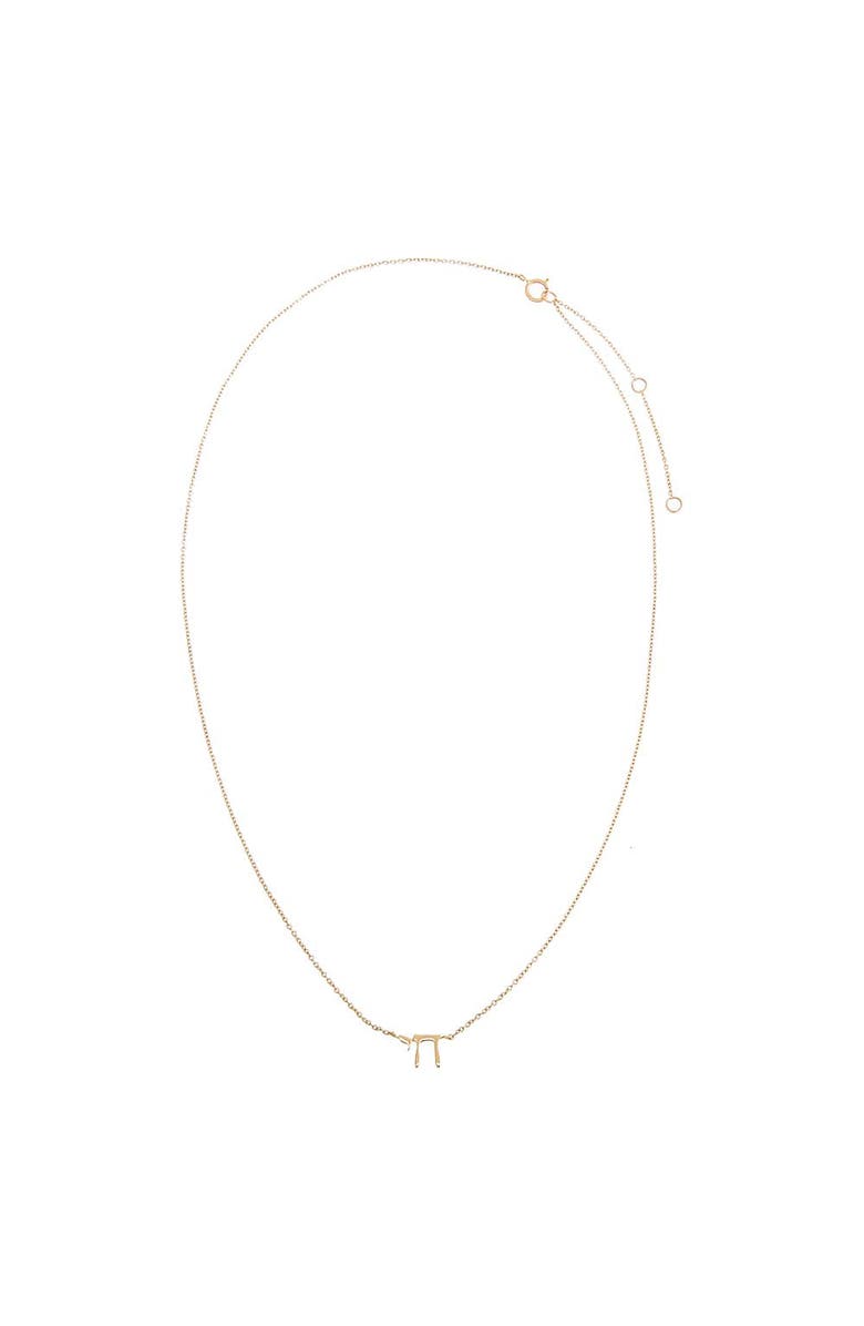 BY ADINA EDEN Solid Chai Necklace 14K, Alternate, color,
