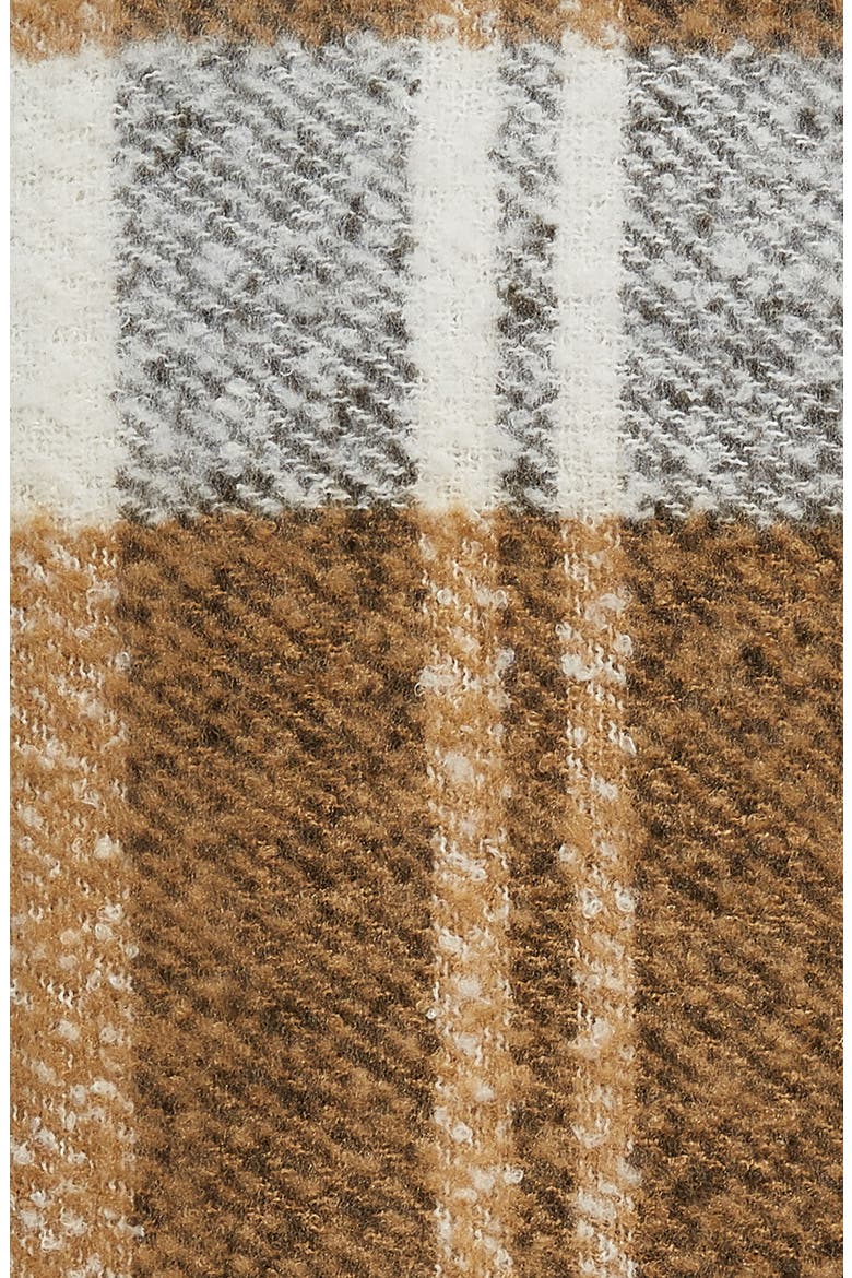 Lawson Plaid Throw Blanket, Alternate, color, TAN TANNIN LAWSON PLAID
