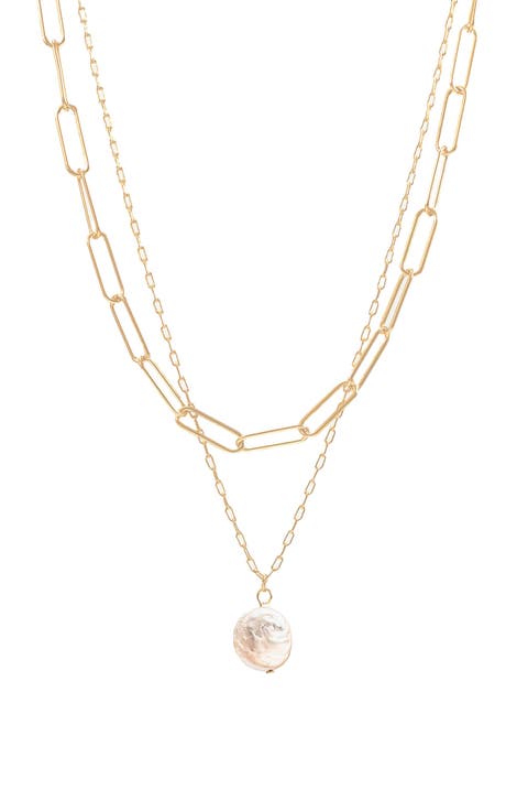 Donda Pearl Layered Necklace
