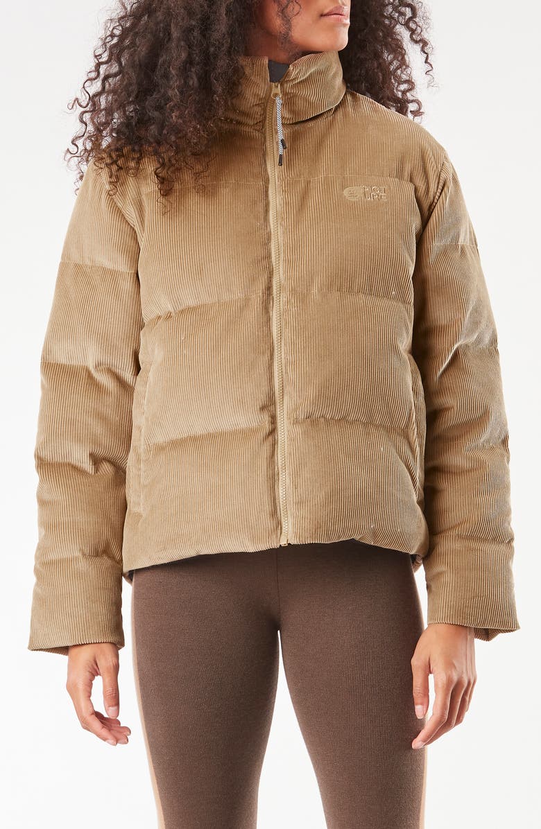 Picture Organic Clothing Nury Organic Cotton Corduroy Puffer Jacket, Main, color,
