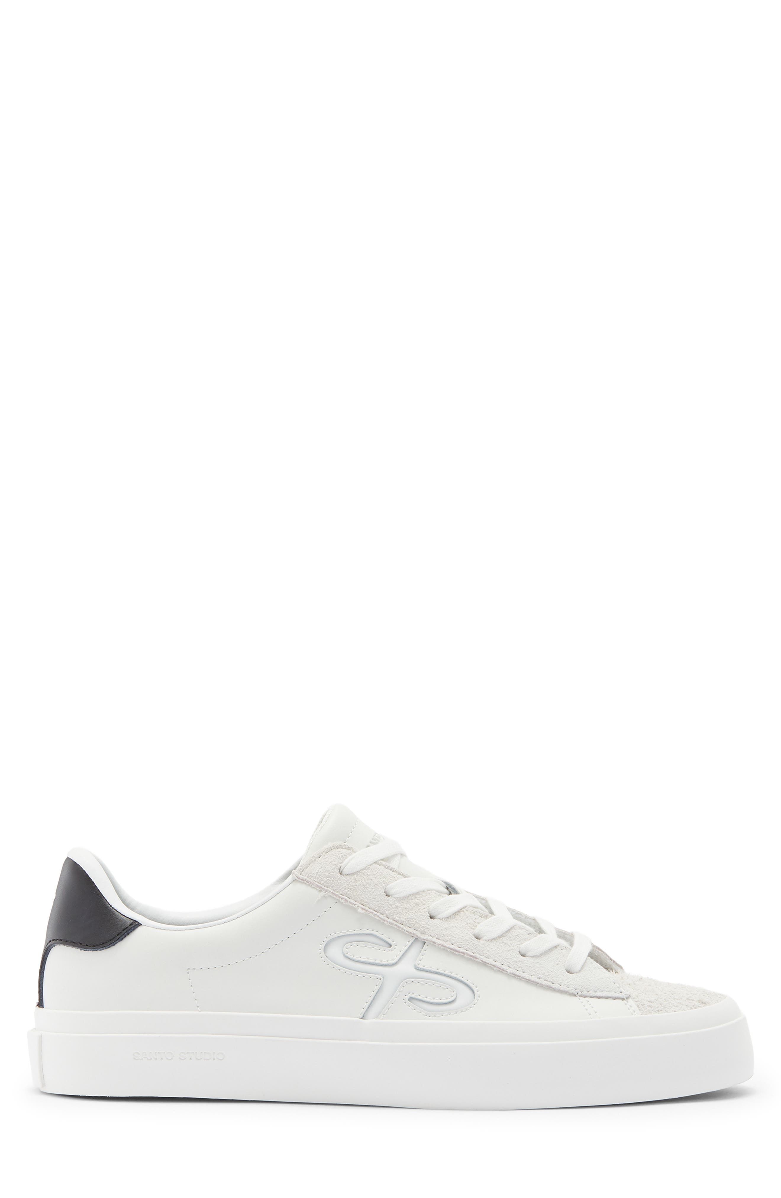 SANTO STUDIO The Clemente "Khalil Rountree Edition" Low Top Sneaker, Alternate, color, White