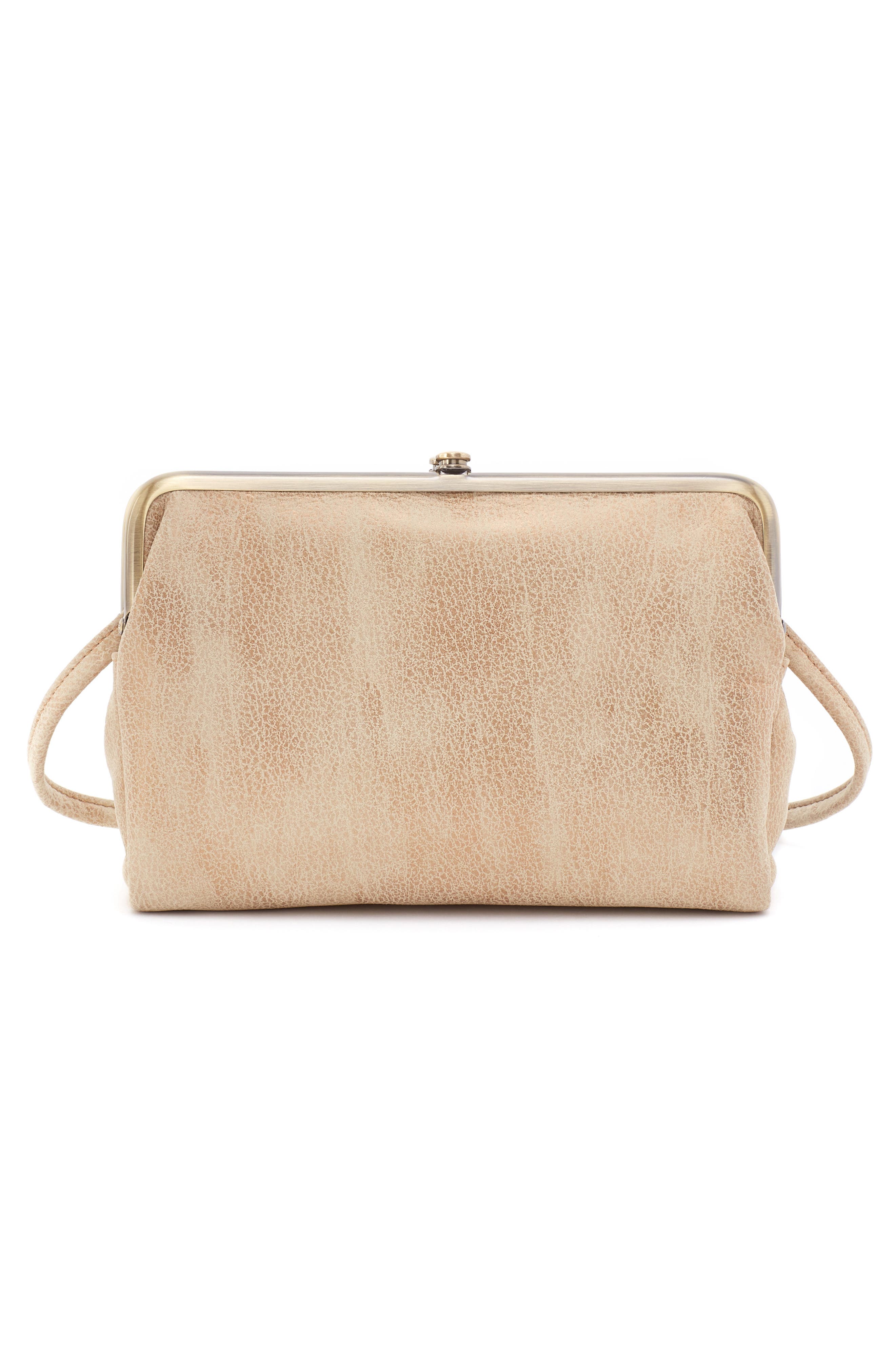 HOBO Lauren Leather Frame Crossbody Bag, Alternate, color, 