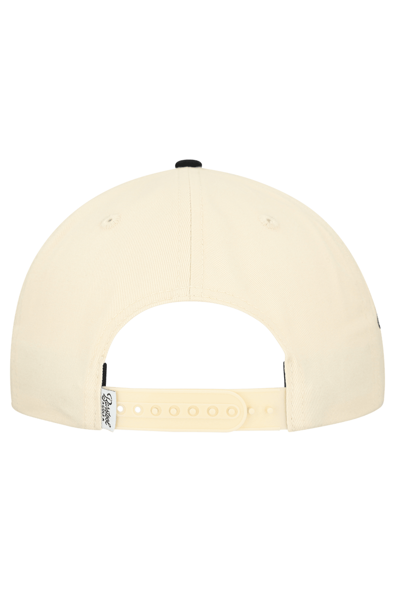 Unisex Barstool Golf Cream Arnold Palmer Invitational Five-Panel Snapback Hat, Alternate, color, Cream