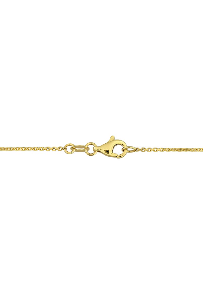 3/4 CTW Lab-Grown Diamond Station Necklace 14K, Alternate, color, Yellow Gold
