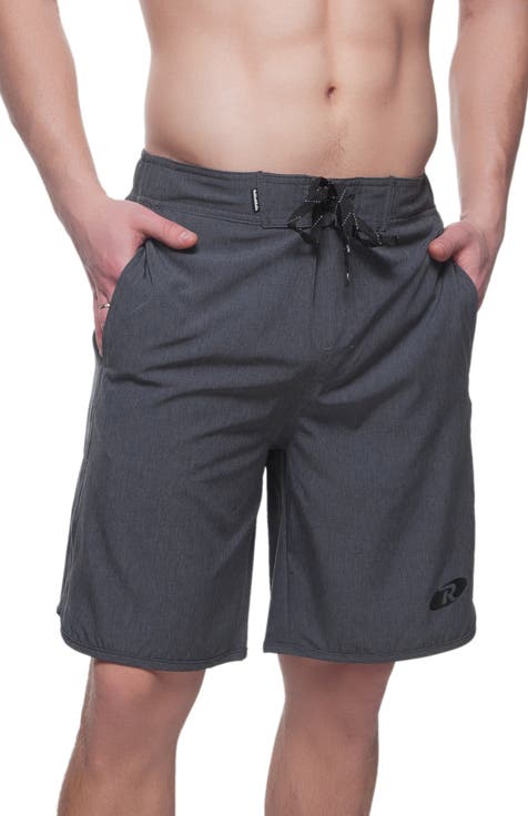Quick-Dry Stretch Swim Trunks with Adjustable Waistband (Mesh Lined)