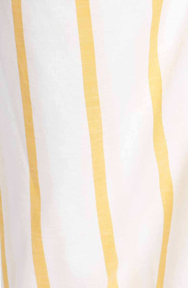 Red Carter Pompom Sarong, Alternate, color,