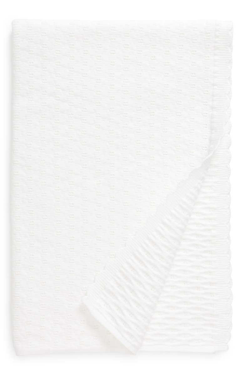 Nordstrom Pointelle Blanket, Main, color, 