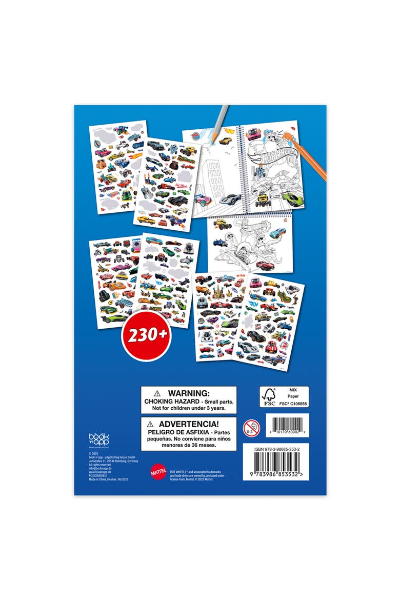 Color & Sticker Book, Alternate, color, Blue