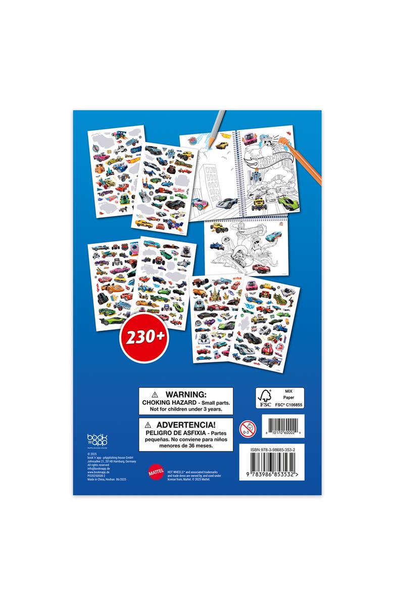 book 'n' app pApplishing house Color & Sticker Book, Alternate, color, Blue