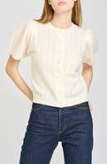 WAYF Bridget Puff Sleeve Cardigan