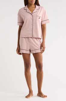JASON WU Short Sleeve Button-Up Top & Shorts Pajamas