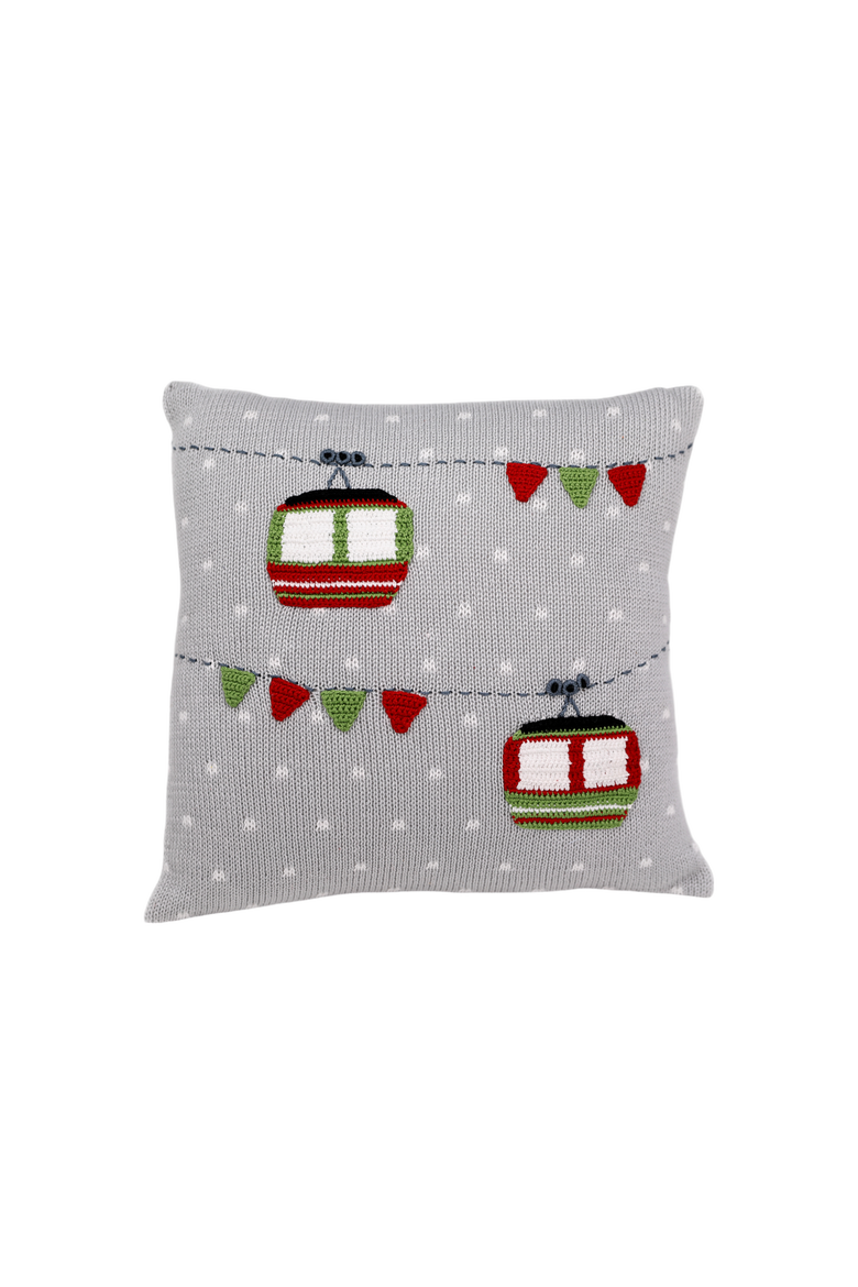12" Gondola Pillow, Main, color, Grey