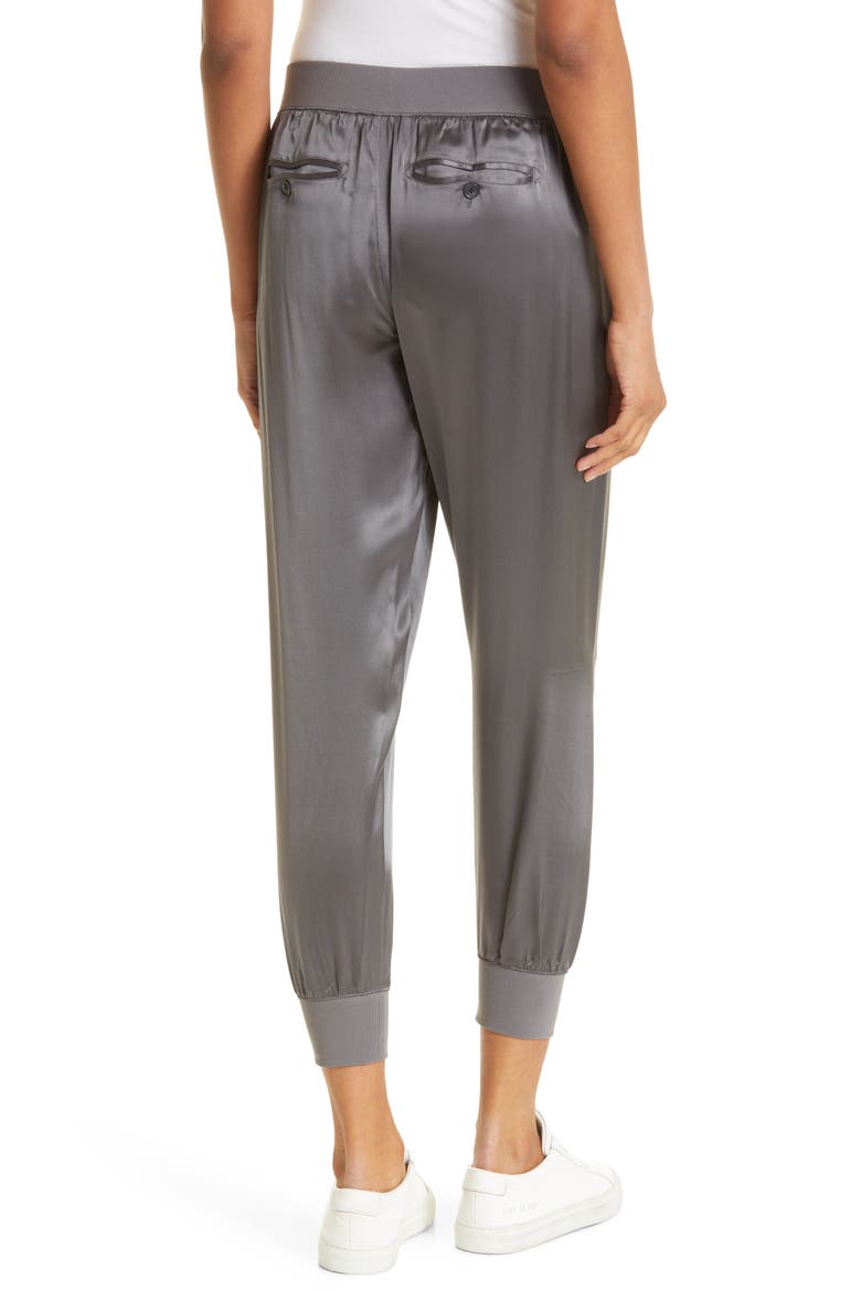 Silk Joggers, Alternate, color, BOULDER