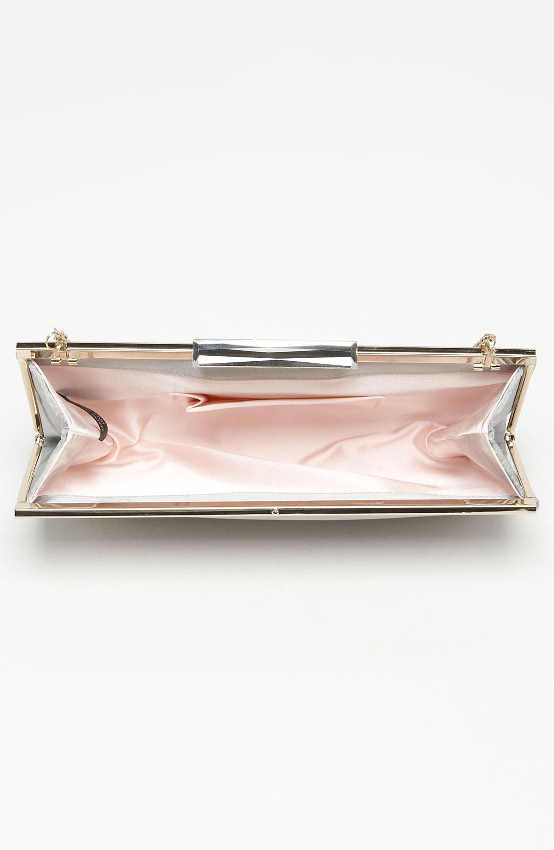 Crystal Topper Clutch, Alternate, color, SILVER