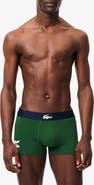 Lacoste 3-Pack Stretch Cotton Trunks