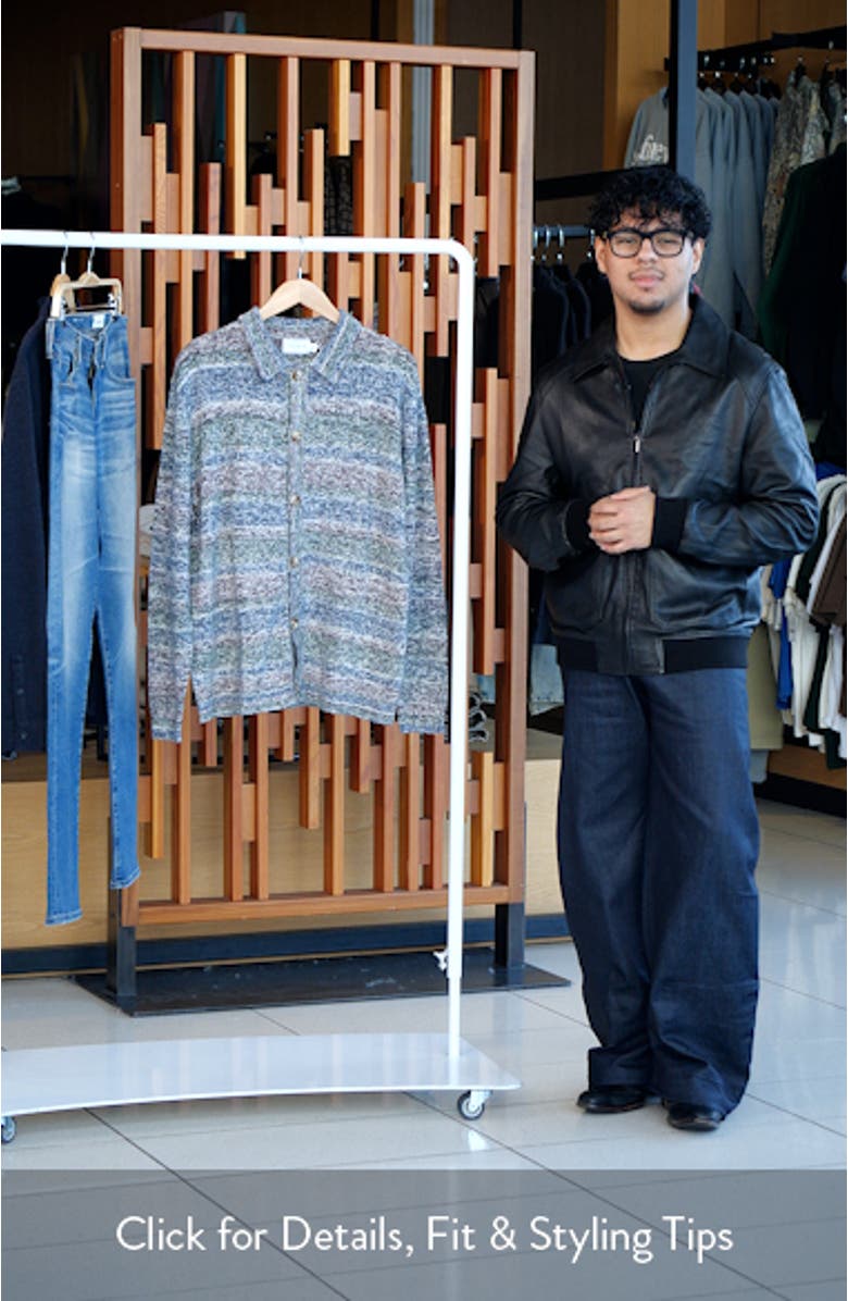 Space Dye Polo Cardigan, sales video thumbnail