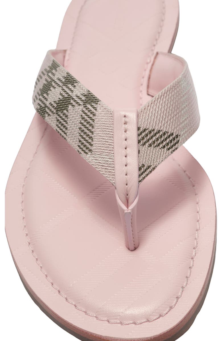 Burberry Check Pavilion Sandals, Alternate, color, Mallow Pink