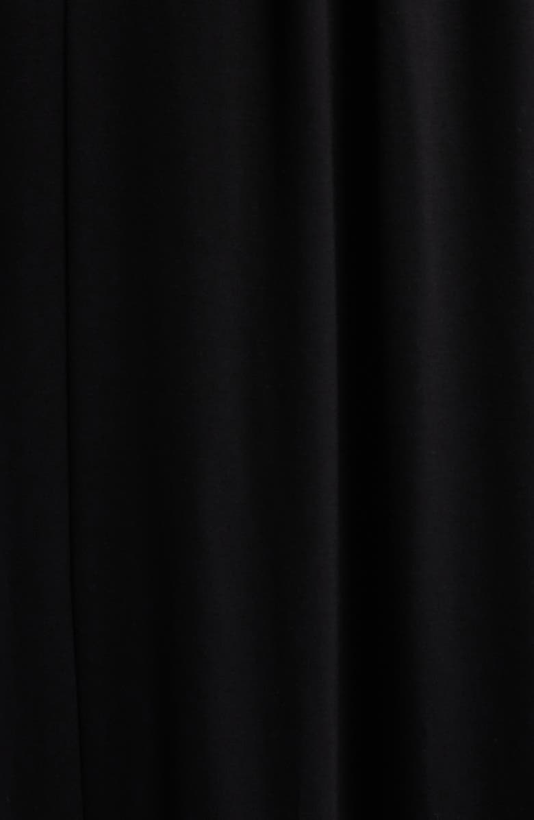 Halogen<sup>®</sup> Wrap Front Long Sleeve Maxi Dress, Alternate, color, Rich Black