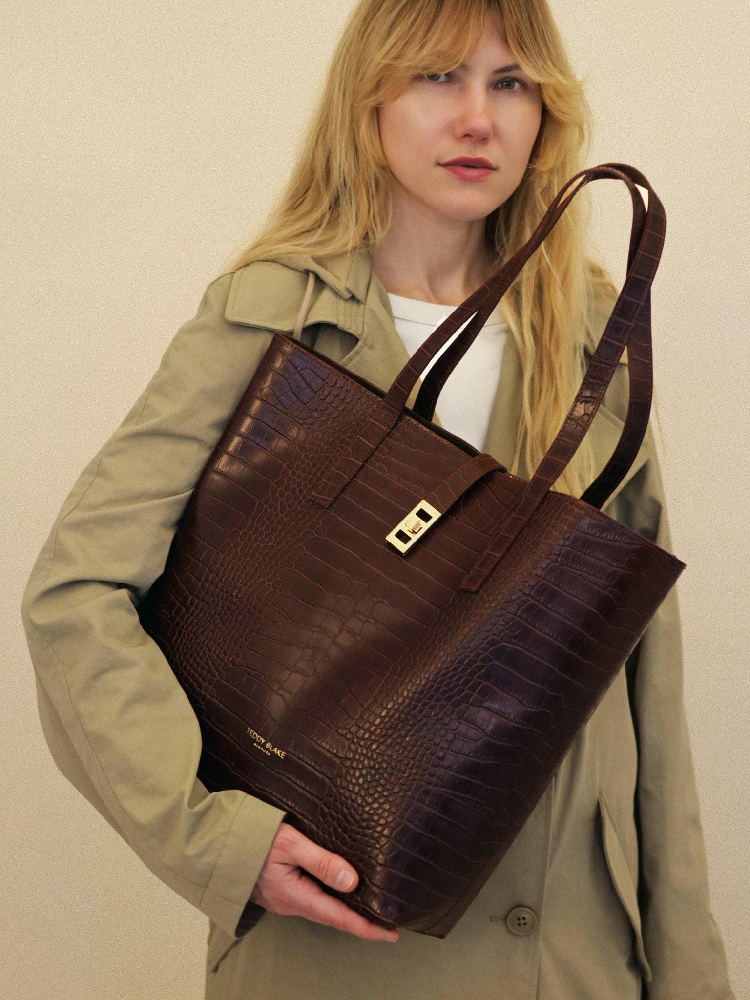 Nina Croco 12", Alternate, color, Brown