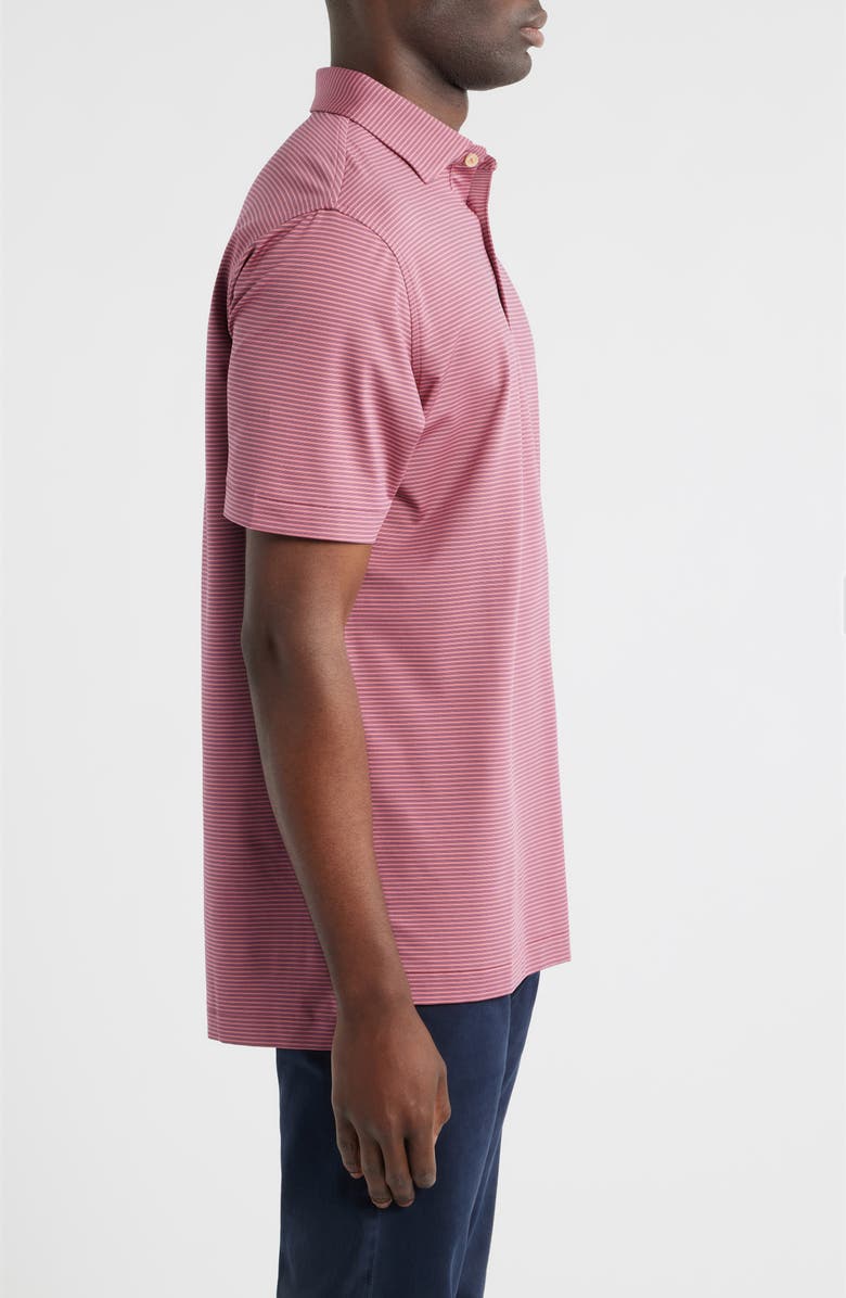 Peter Millar Bolt Performance Jersey Polo, Alternate, color, Chili Red