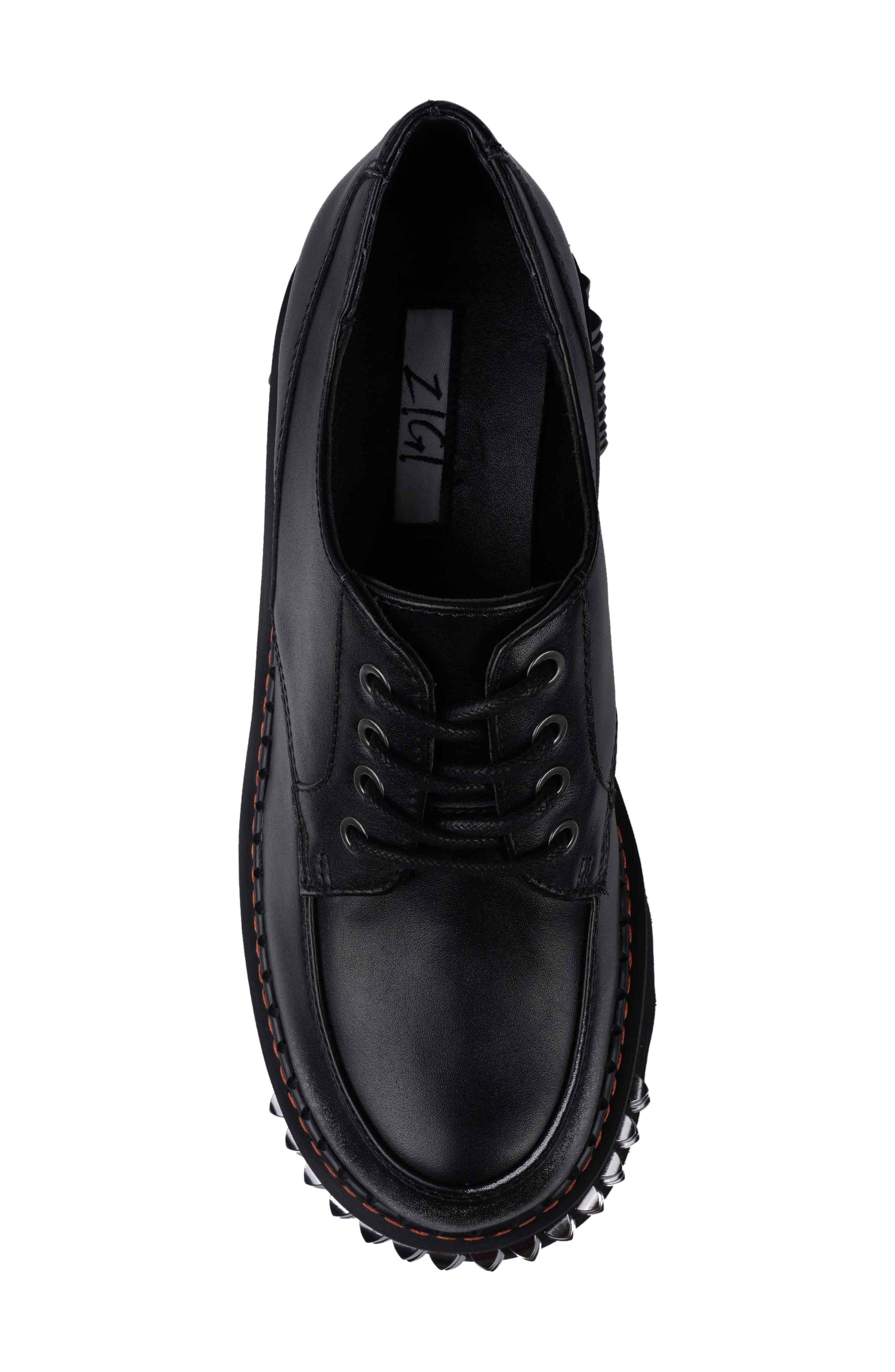 ZIGI Celestina Stud Platform Derby, Alternate, color, Black