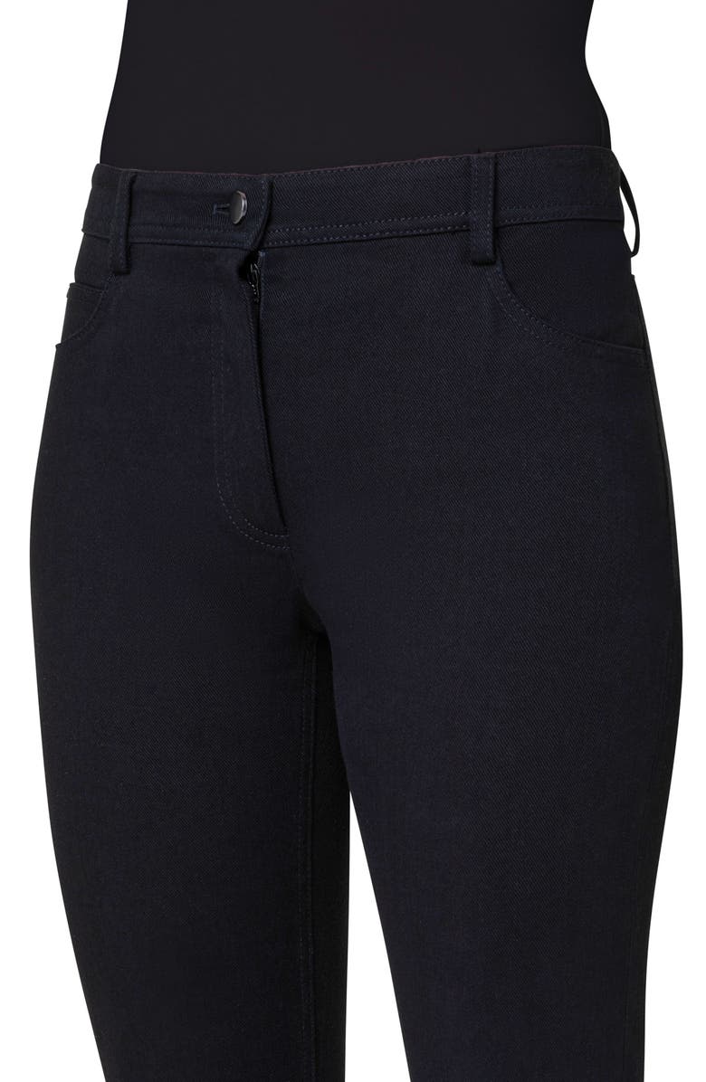 Akris punto Maru Ankle Tapered Leg Jeans, Alternate, color, Black