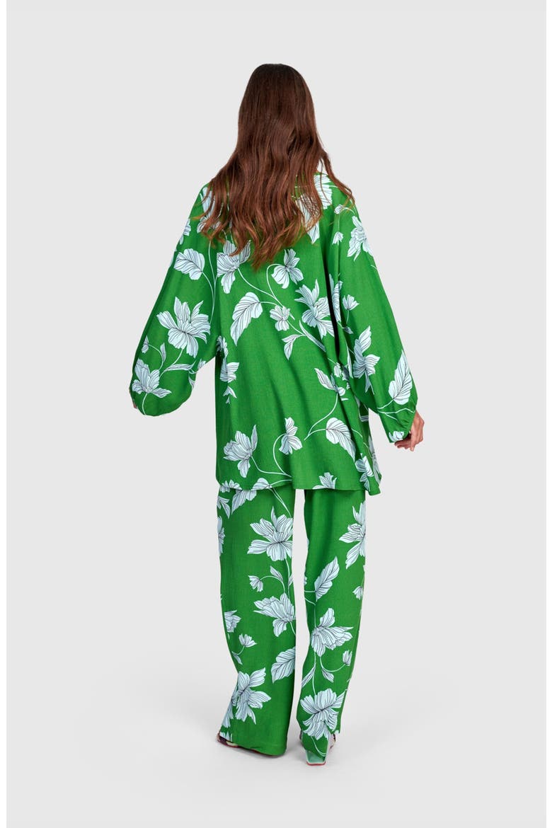 Oasis Blouse, Alternate, color, Green