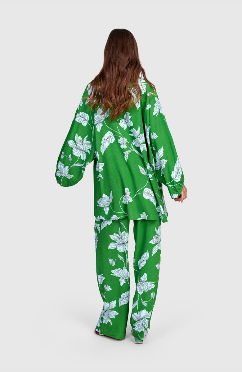 Alembika Oasis Blouse, Alternate, color, Green