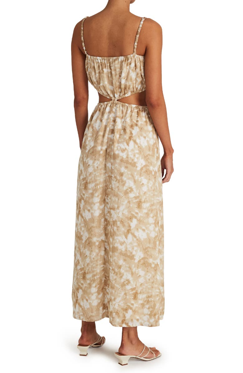 Faithfull the Brand Celina Floral Print Midi Dress, Alternate, color,