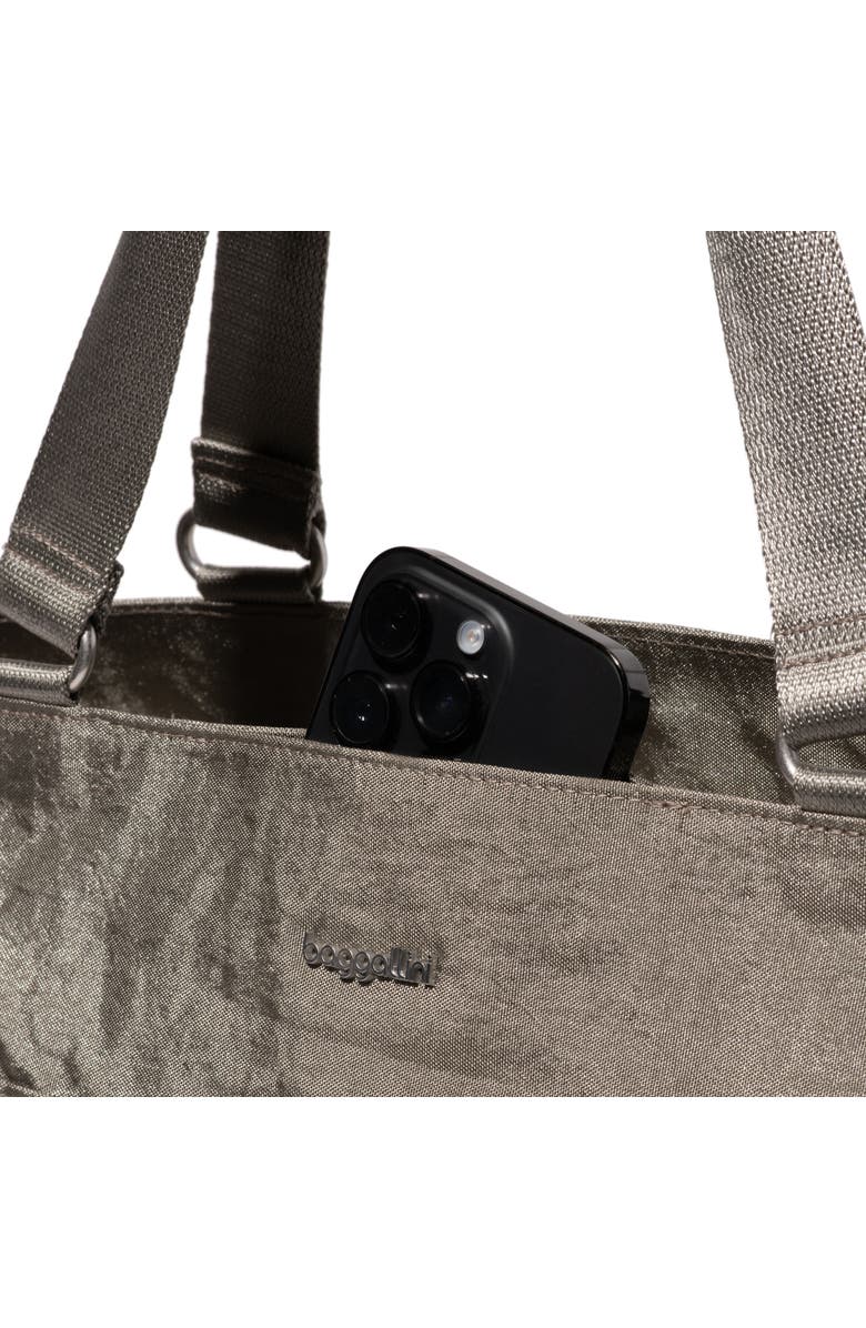 BAGGALLINI Modern Avenue Crossbody Tote Bag, Alternate, color, Sterling Shimmer
