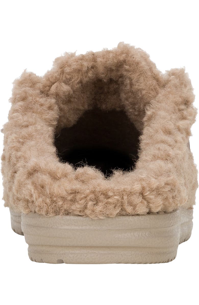 Hey Dude Wally Faux Shearling Slipper, Alternate, color, Timber Wolf