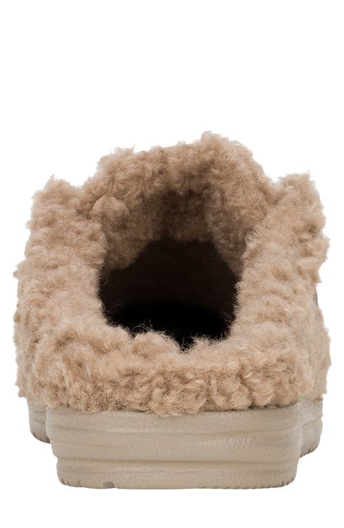 Hey Dude Wally Faux Shearling Slipper In Brown