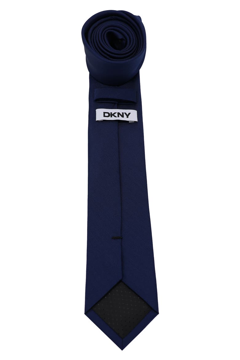 Jacquard Stripe Tie, Alternate, color, NAVY