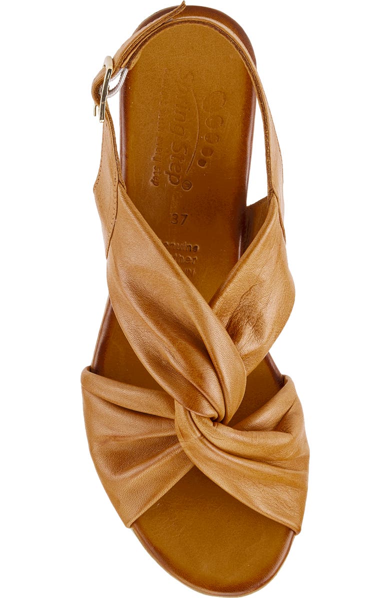 Spring Step Madeleine Block Heel Slingback Sandal, Alternate, color, Camel