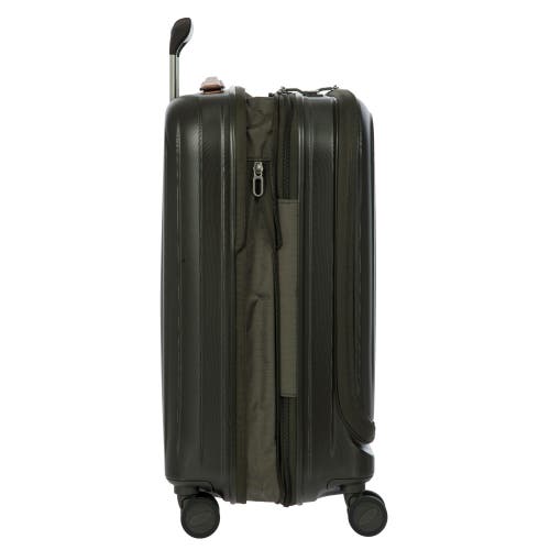 Bric's Taormina 21" Carry-on Expandable Spinner With Pocket In Green