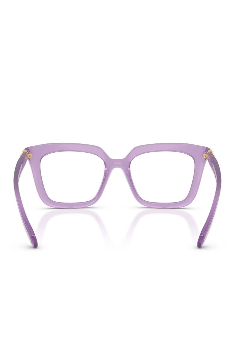 51mm Square Optical Glasses, Alternate, color, MILKY LILAC/ DEMO LENS