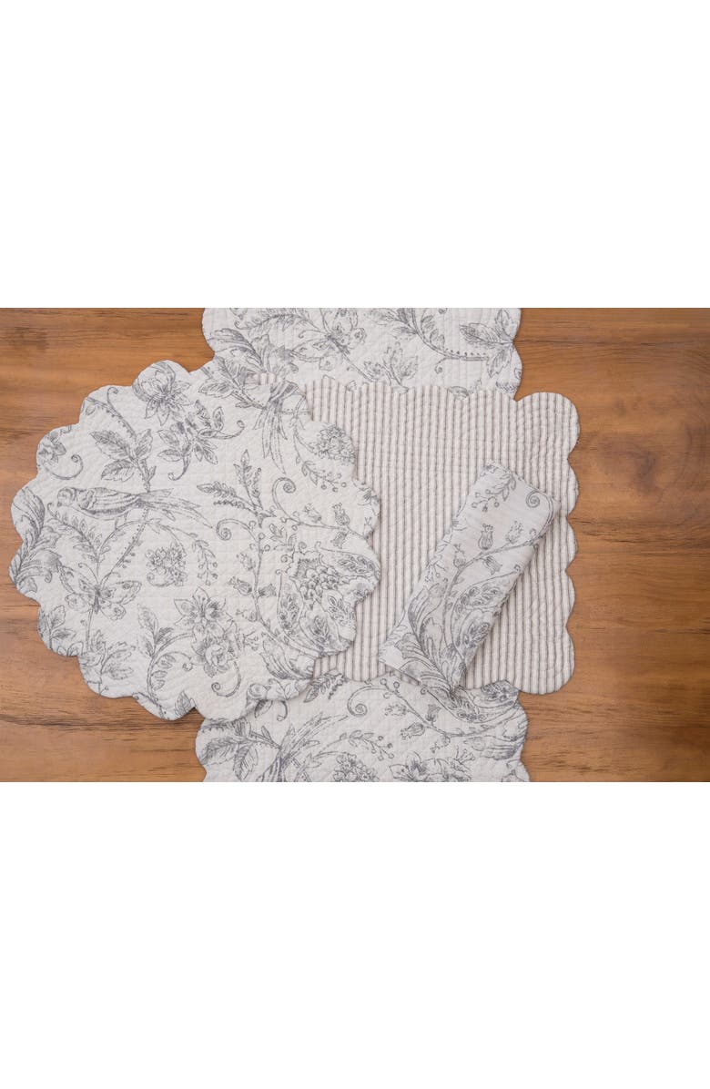 C&F Home Callahan Songbirds Placemats Set of 6, 13" x 19", Alternate, color, Purple