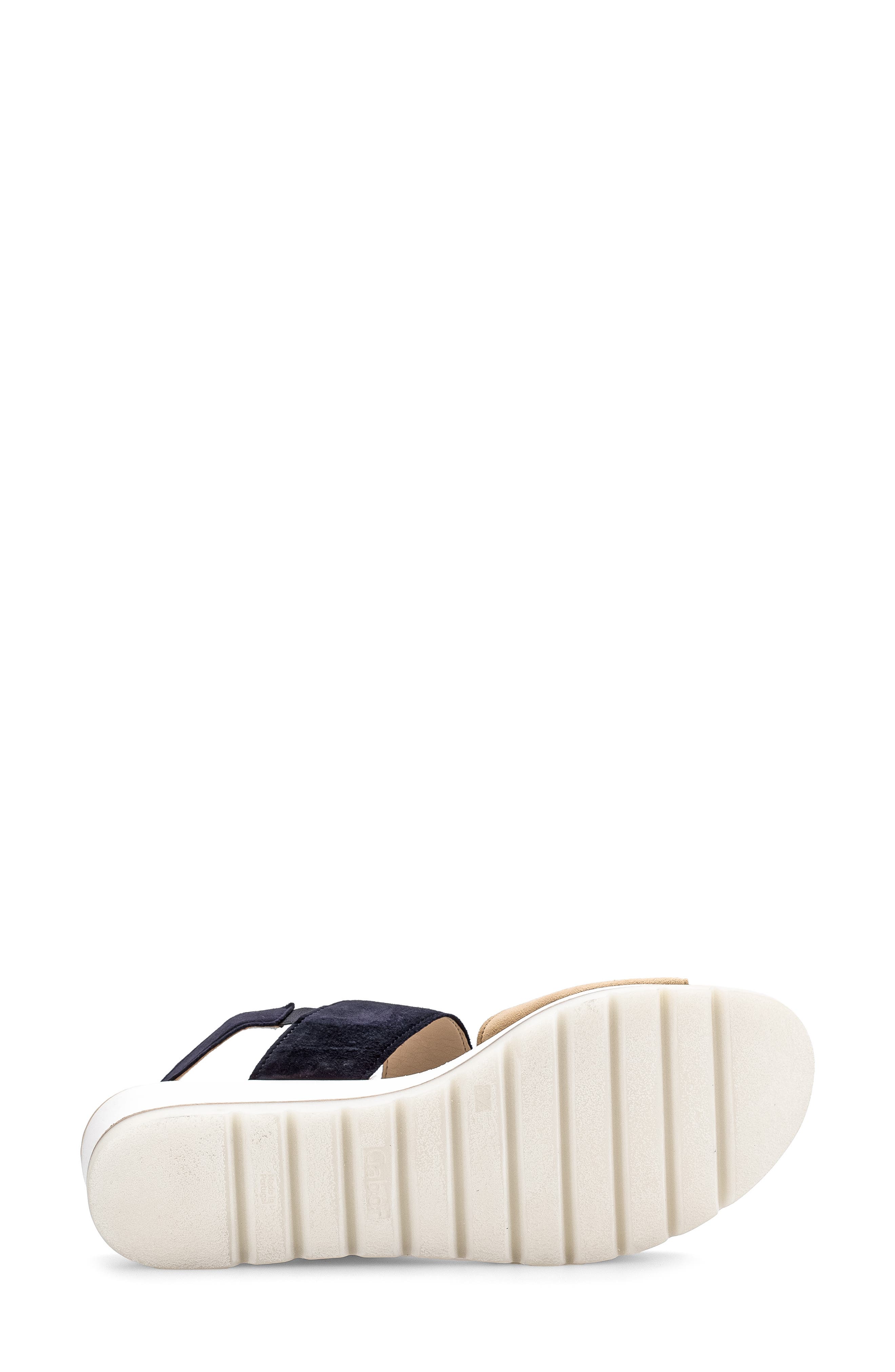 Strappy Wedge Sandal, Alternate, color, CARAMEL