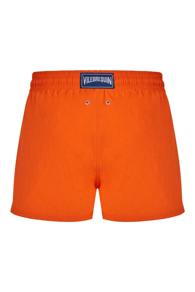 Men's Jacquard Turtle Stretch Swim Shorts, Alternate, color, ABRICOT