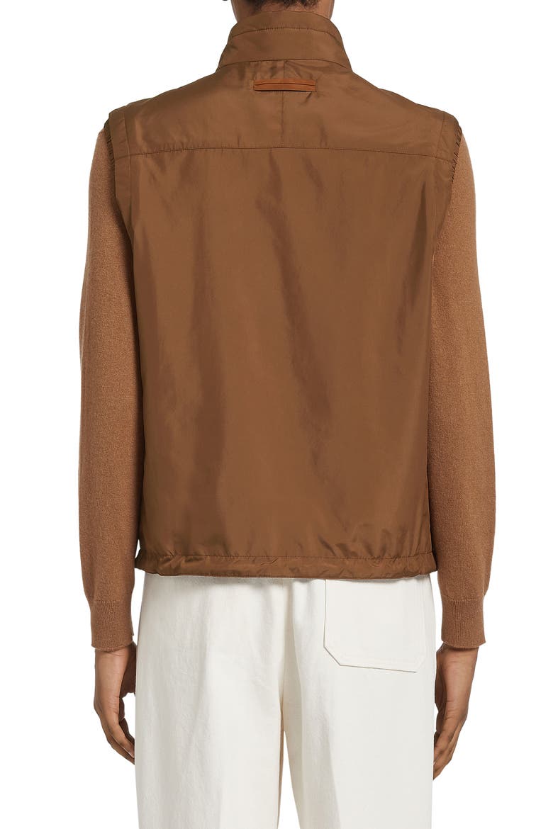 Zephyr Reversible Vest, Alternate, color, VICUNA
