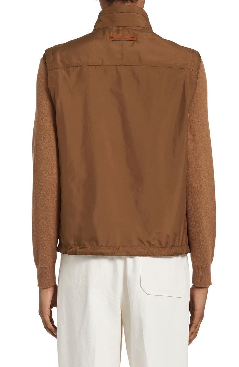 ZEGNA Zephyr Reversible Vest, Alternate, color, Vicuna