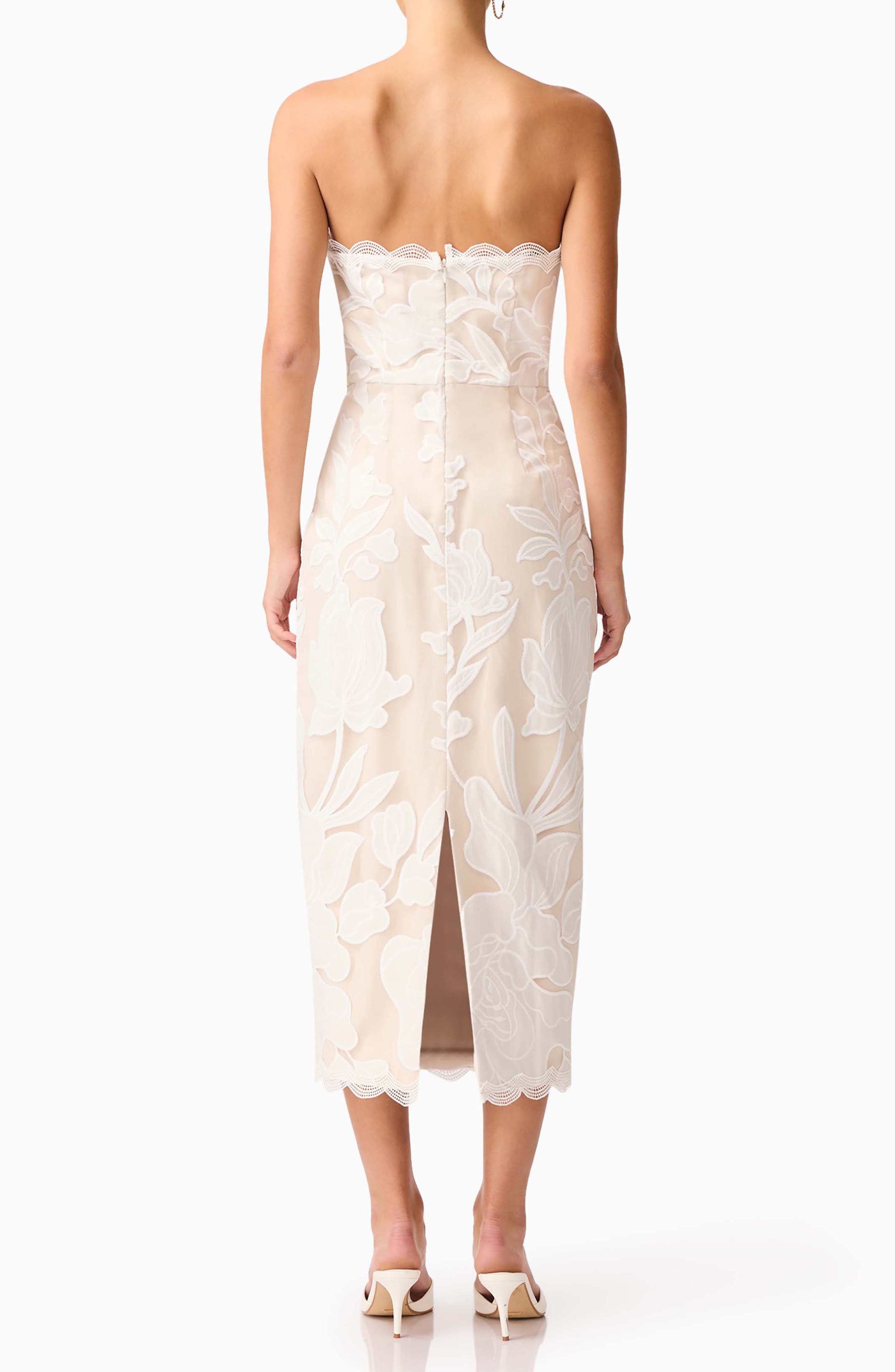 Flor Strapless Cocktail Dress - image 2