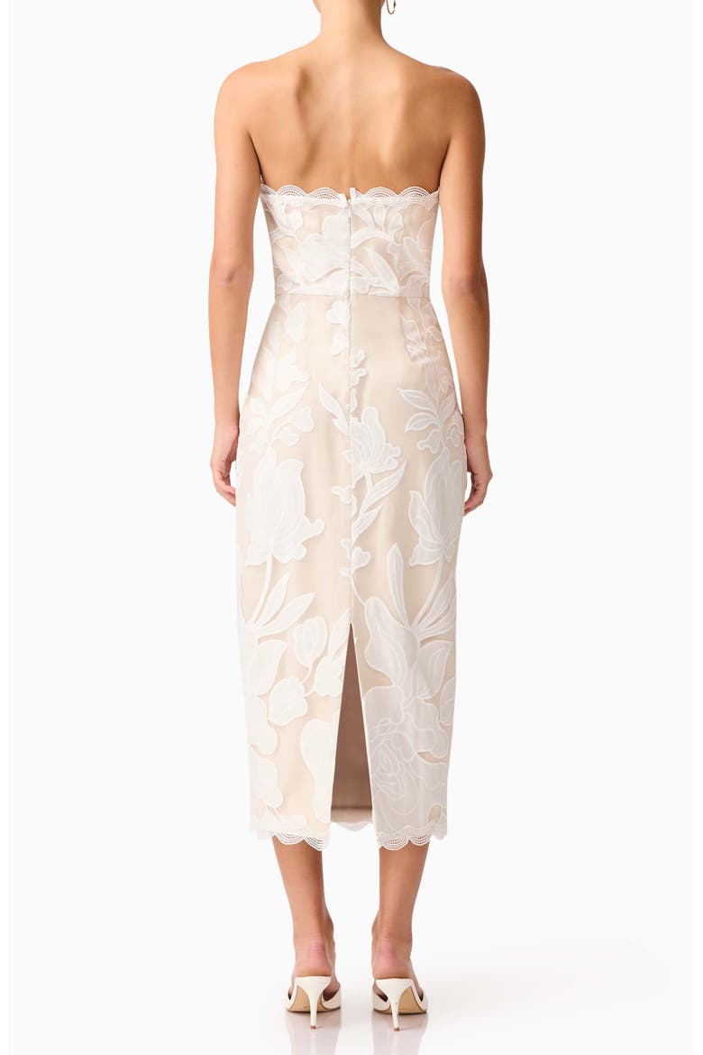 Flor Strapless Cocktail Dress, Alternate, color, IVORY