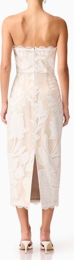 Flor Strapless Cocktail Dress