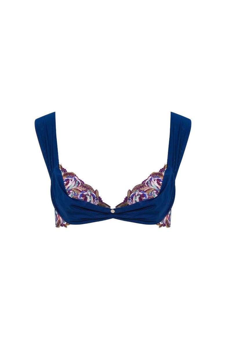 Marien Tulle Bra, Main, color, Navy