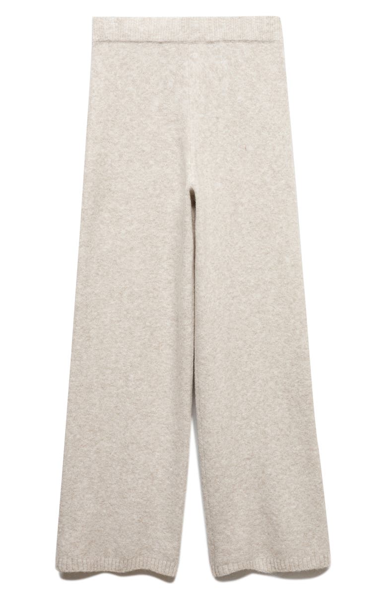 MANGO Sweater Pants, Alternate, color, Beige