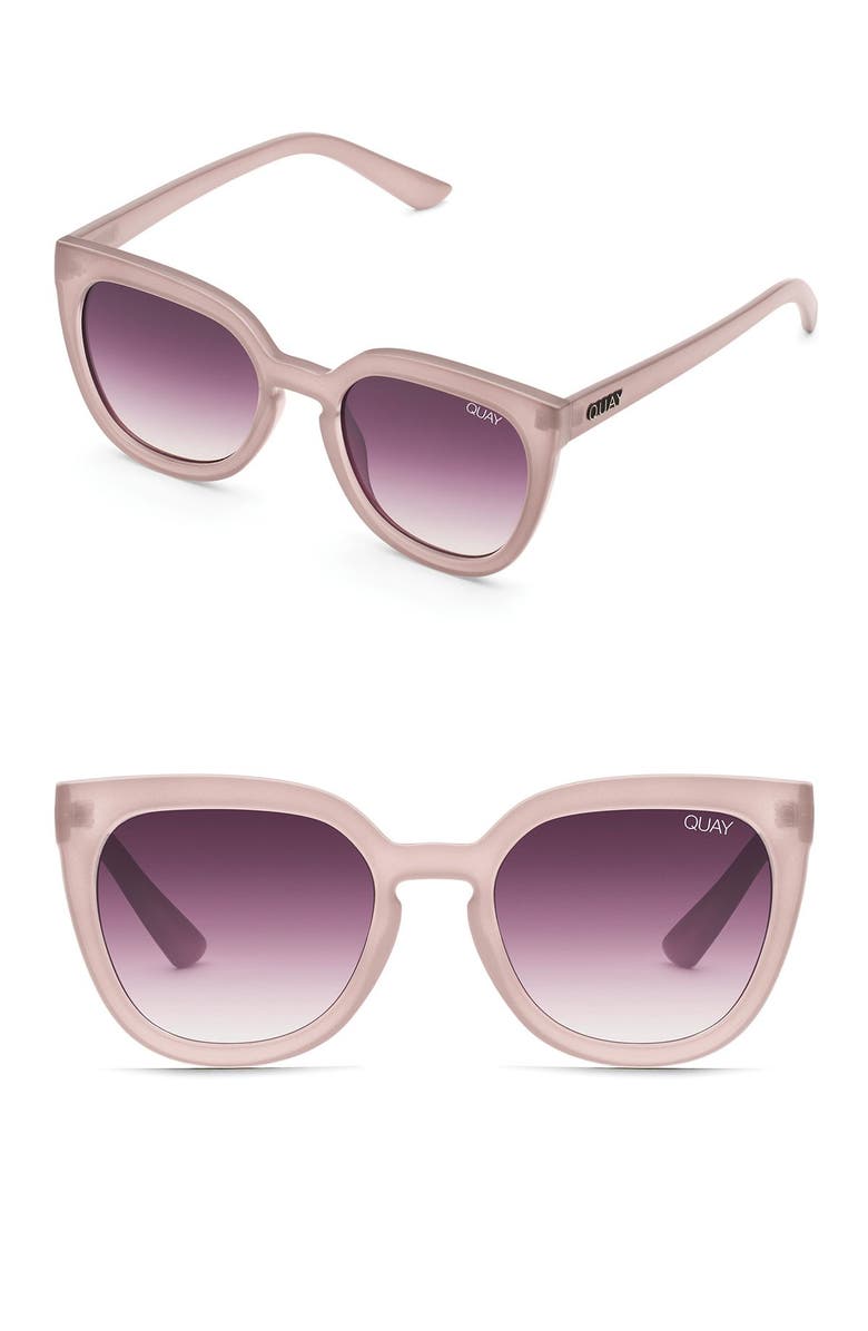 QUAY Noosa 55mm Cat Eye Sunglasses, Alternate, color,